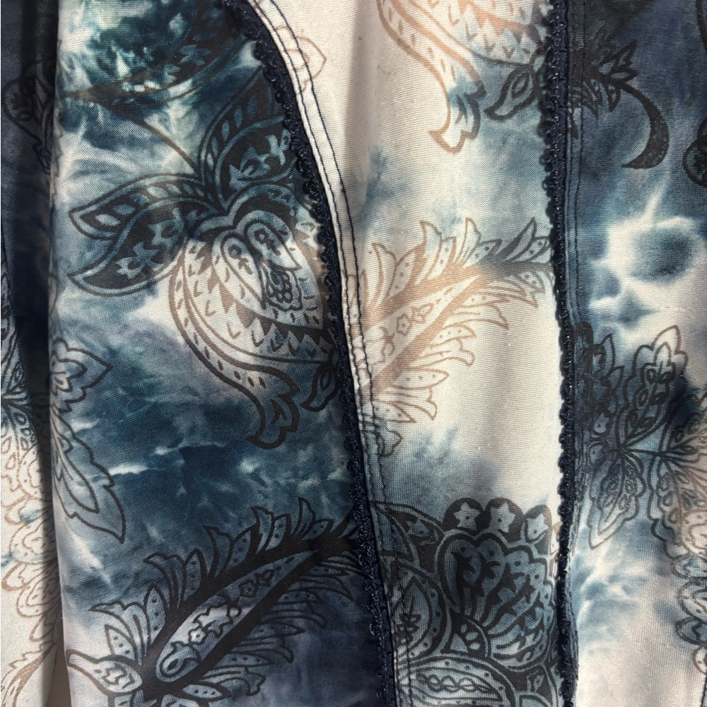 Y2K Dark Fairy Grunge Tie Dye Floral Whimsigoth Women’s Top Size M - Picture 6 of 13